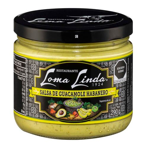 Salsa Loma Linda Guacamole Habanero 290 gr