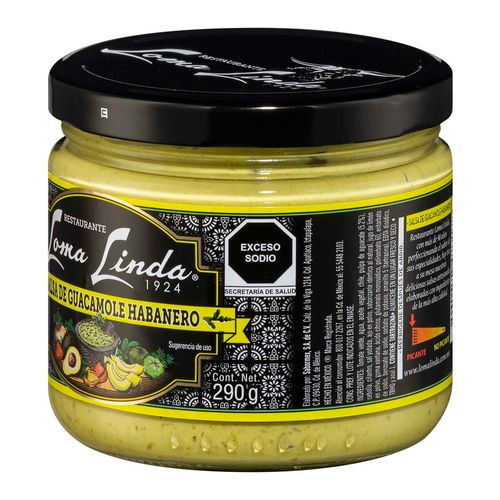 Salsa Loma Linda Guacamole Habanero 290 gr