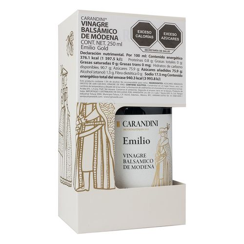 Vinagre Balsámico Carandini Emilio Gold de 250ml