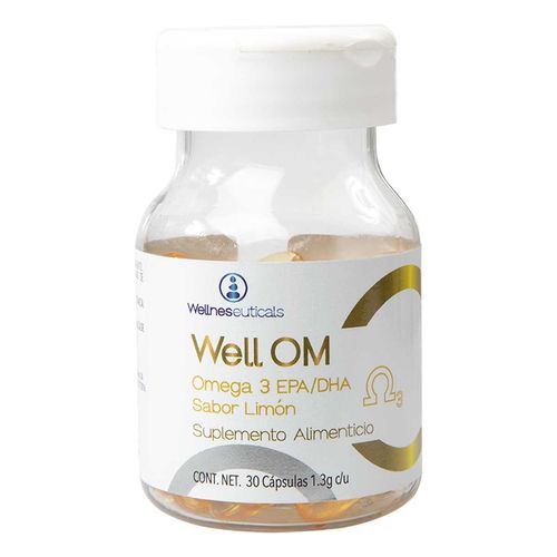 Suplemento Alimenticio Well Om 30 Cápsulas 1.3 g c/u