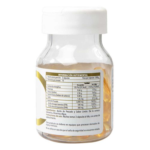 Suplemento Alimenticio Well Om 30 Cápsulas 1.3 g c/u