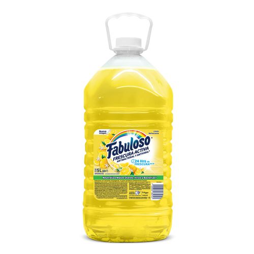 Limpiador Líquido Fabuloso Frescura Activa Limón Refrescante 5L