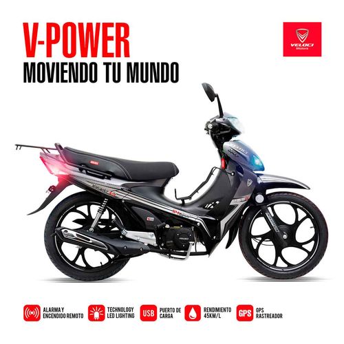 Motocicleta Veloci Argent X4 125 Gris