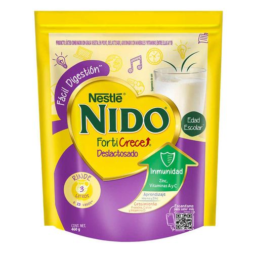 Alimento en Polvo a Base de Leche Nido FortiCrece Bolsa 460g