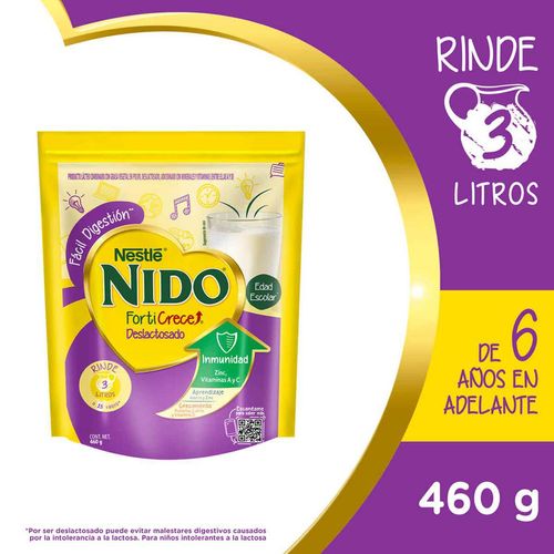Alimento en Polvo a Base de Leche Nido FortiCrece Bolsa 460g