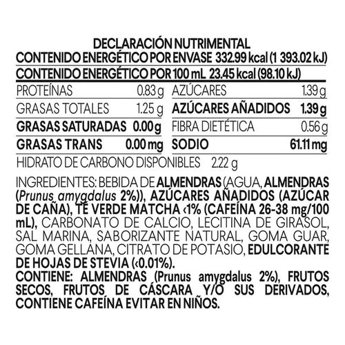 Bebida Califia Farms Matcha Almendra 1.4 Lt