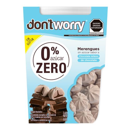 Merengue sabor Chocolate Relleno de Chocolate 68g