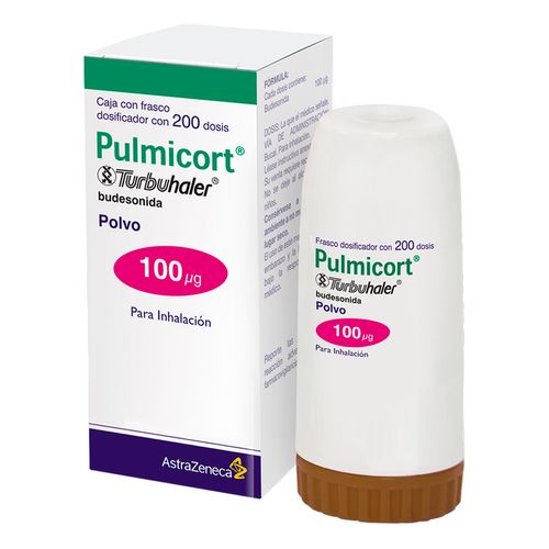 Polvo para Inhalación Pulmicort Turbuhaler 100mcg Frasco Dosificador con 200 Dosis