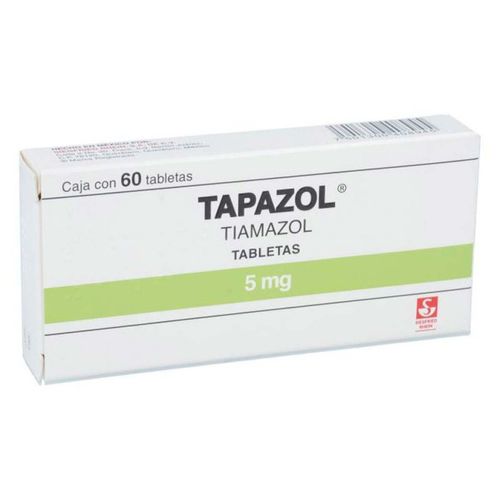 Tabletas Tapazol 5mg Caja con 60 Tabletas