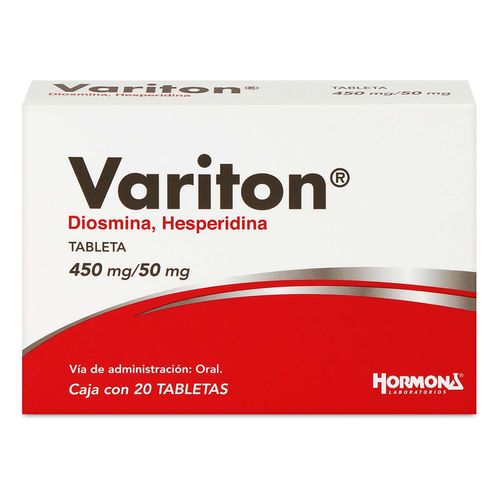 Tabletas Variton 450mg 50mg Caja con 20 Tabletas