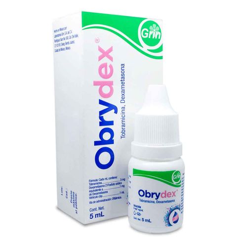 Solución Oftálmica Obrydex Frasco con 5ml