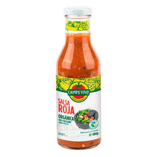 Salsa Roja Campo Vivo Orgánica 380g