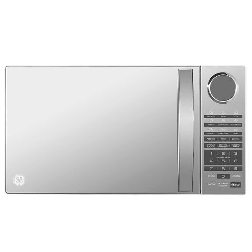 Horno de Microondas GE 0.9 Pies Cúbicos Efecto Espejo MGE09SEJ