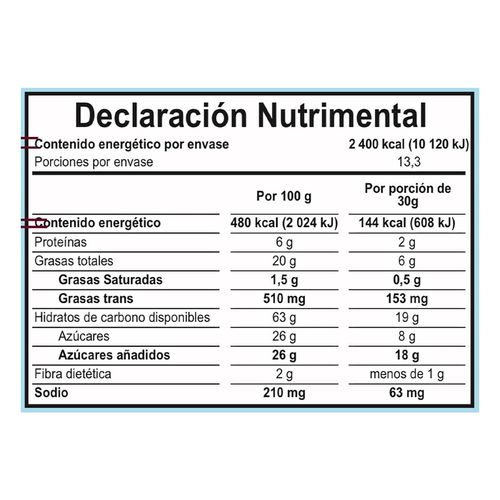 Barras Cayro de Coco 400g