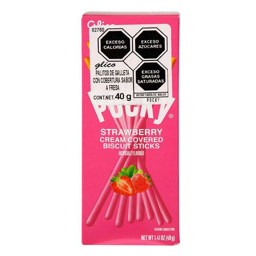 Galletas Sabor Fresa Glico 40g