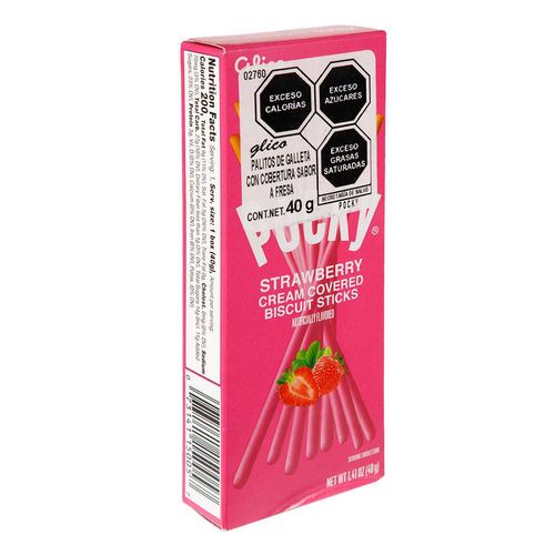 Galletas Sabor Fresa Glico 40g