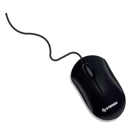Mouse Básico Alámbrico Steren Negro
