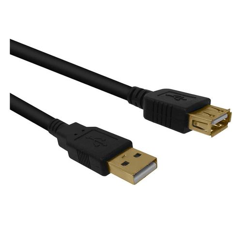 Arnés USB Plug A Jack A Steren Negro
