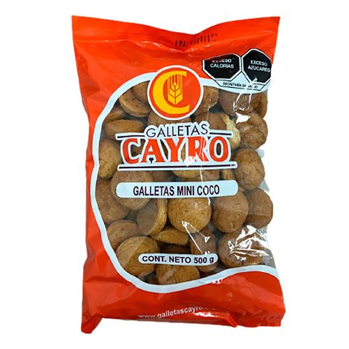 Galleta Romyc Cayro Mini Coco 500g