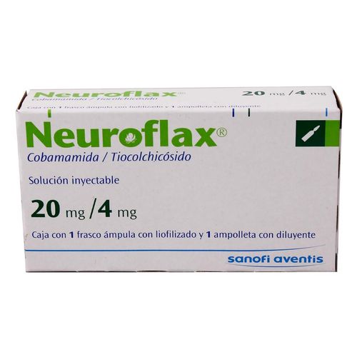 Solución Inyectable Neuroflax 20mg/4mg Ámpula con Liofilizado y Diluyente