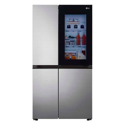 Refrigerador LG Side By Side InstaView Door in Door 28 Pies Cúbicos Platino VS27BXQP