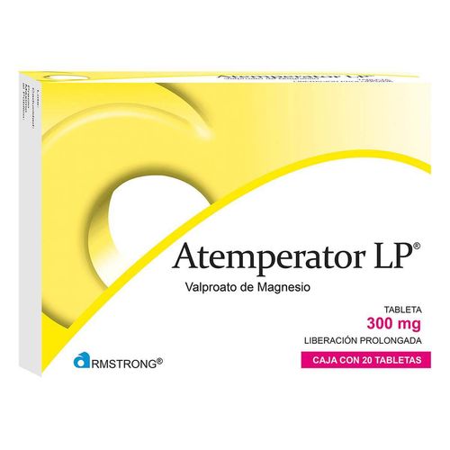 Tabletas Atemperator L.P. de 300mg con 20 Tabletas