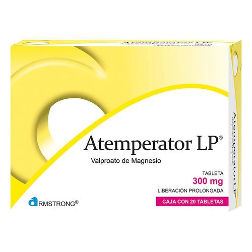 Tabletas Atemperator L.P. de 300mg con 20 Tabletas