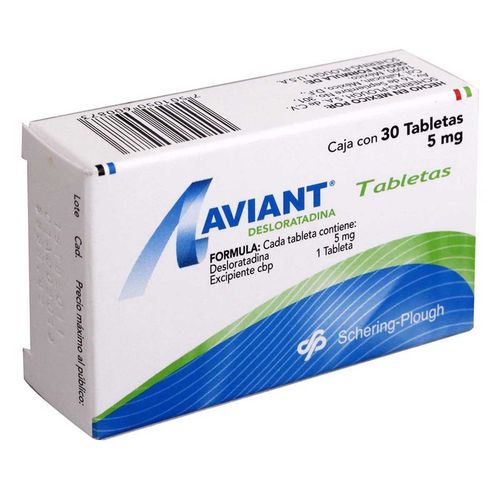 Tabletas Aviant 5mg Caja con 30 Tabletas