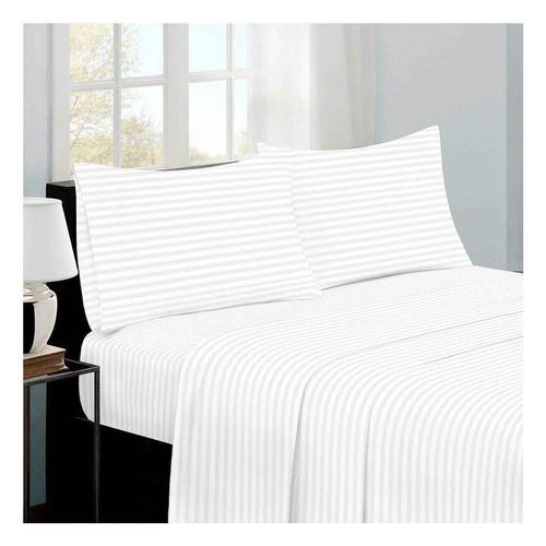Juego de Sábanas Home Line King Size Embossed Acero