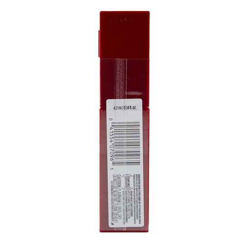 Labial Maybelline Super Stay Rojo Obsc