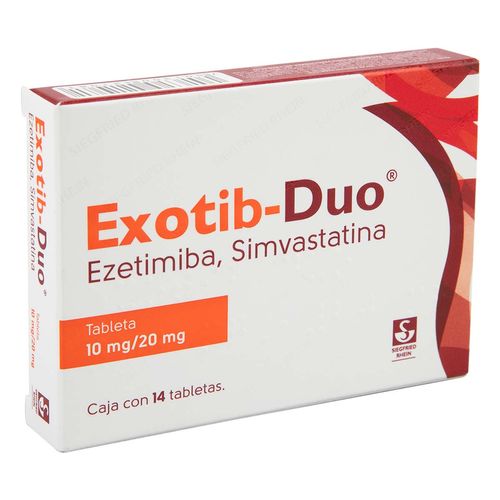Ezetimiba/Simvastatina Exotib-Duo Caja