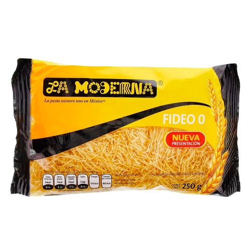 Pasta Para Sopa La Moderna Fideo No.0 250g