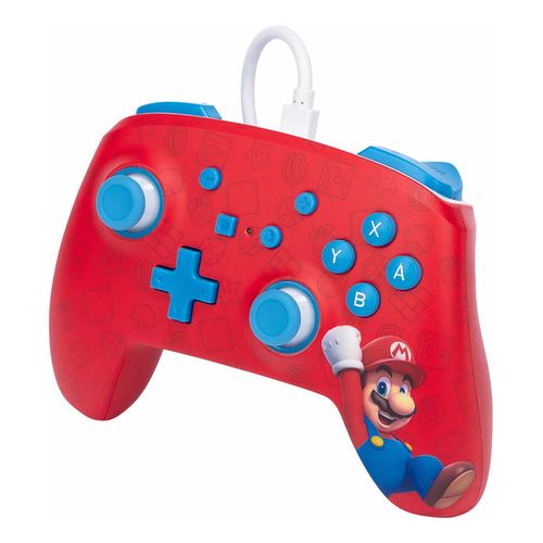 Control Alámbrico Power A Nintendo Switch Mario Bros Woo Hoo