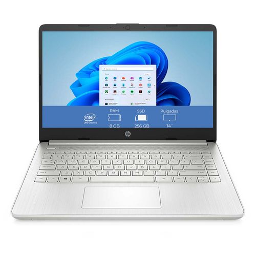 Laptop HP 14-dq0527la Celeron 8GB 256GB SSD 14 HD Windows 11 Home Single Language