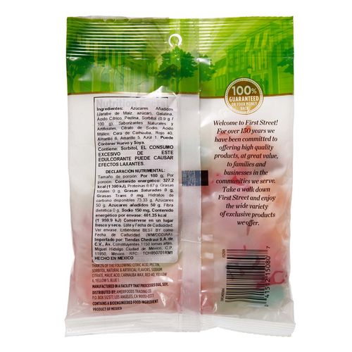 Gomitas First Street Ositos Dulces 141g
