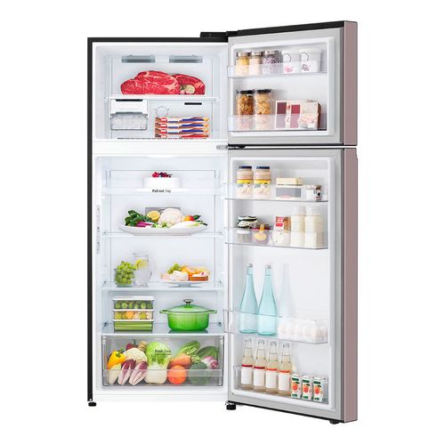 Refrigerador LG Top Mount 14 Pies Cúbicos Rosa Arcilla Tecnología Inverter VT40BJP