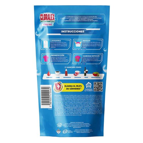 Quitamanchas Cloralex Color 450ml