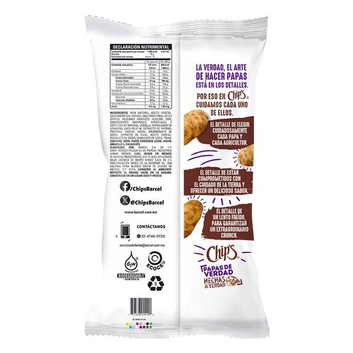 Papas Barcel Chips Fuego 350g
