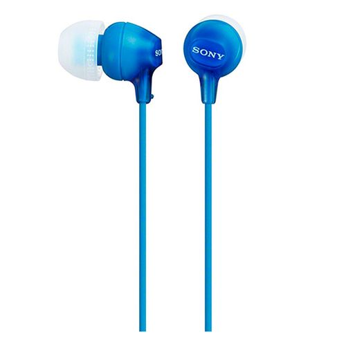 Audífonos Sony Alámbricos In Ear MDR-EX14AP/L Azules