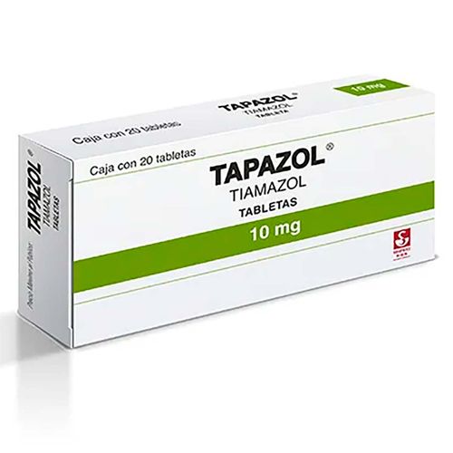 Tabletas Tapazol 10mg Caja con 20 Tabletas