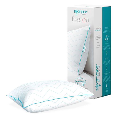 Almohada Sognare Fussion Queen Size Blanca