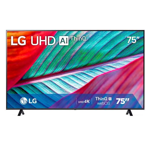 Pantalla LG 75 Pulgadas AI ThinQ UHD 4K 75UR7800PSB Negro