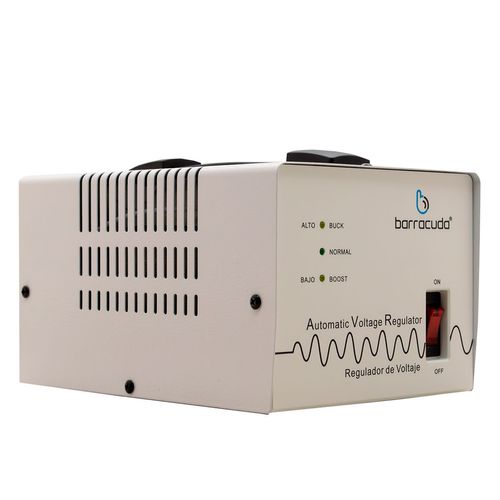 Regulador de Voltaje Barracuda 1500W 2500VA CR2500 Blanco