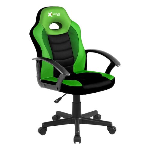 Silla Gamer KIWO 4KIDS KCH4K01 Negro con Verde