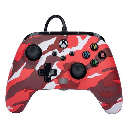 Control Alámbrico Xbox One Red Camo