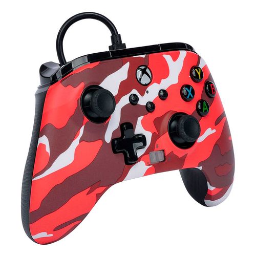 Control Alámbrico Xbox One Red Camo