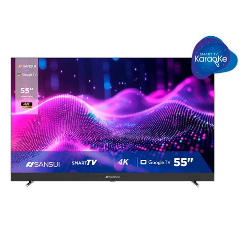 Pantalla Sansui Karaoke 55 Pulgadas 4K Smx55Vsug Google Tv