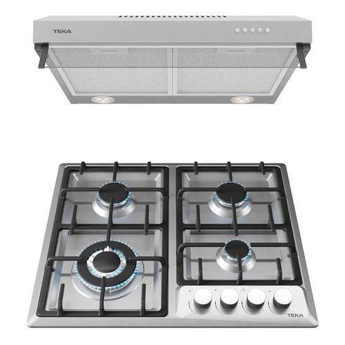 Parrilla más Campana Teka Duetto Deluxe 60cm Acero