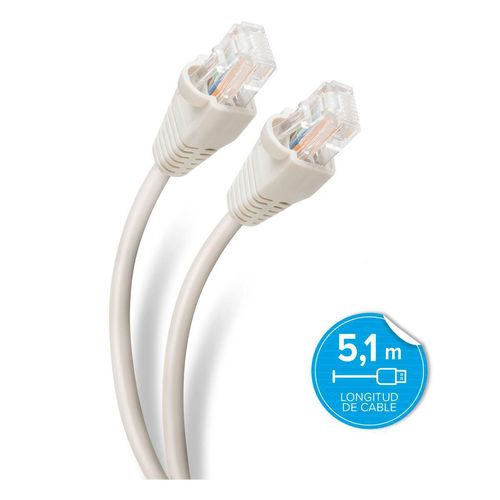 Arnés de CAT6 Steren 368-514GR 5.1 M