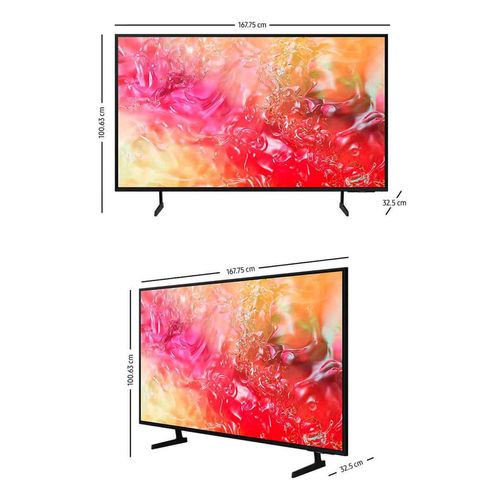 Pantalla Samsung 75 Pulgadas Smart TV 4K Ultra HD UN75DU7000FXZX